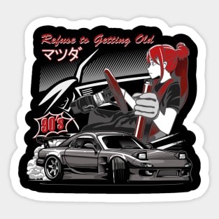 Mazda RX7 Sticker